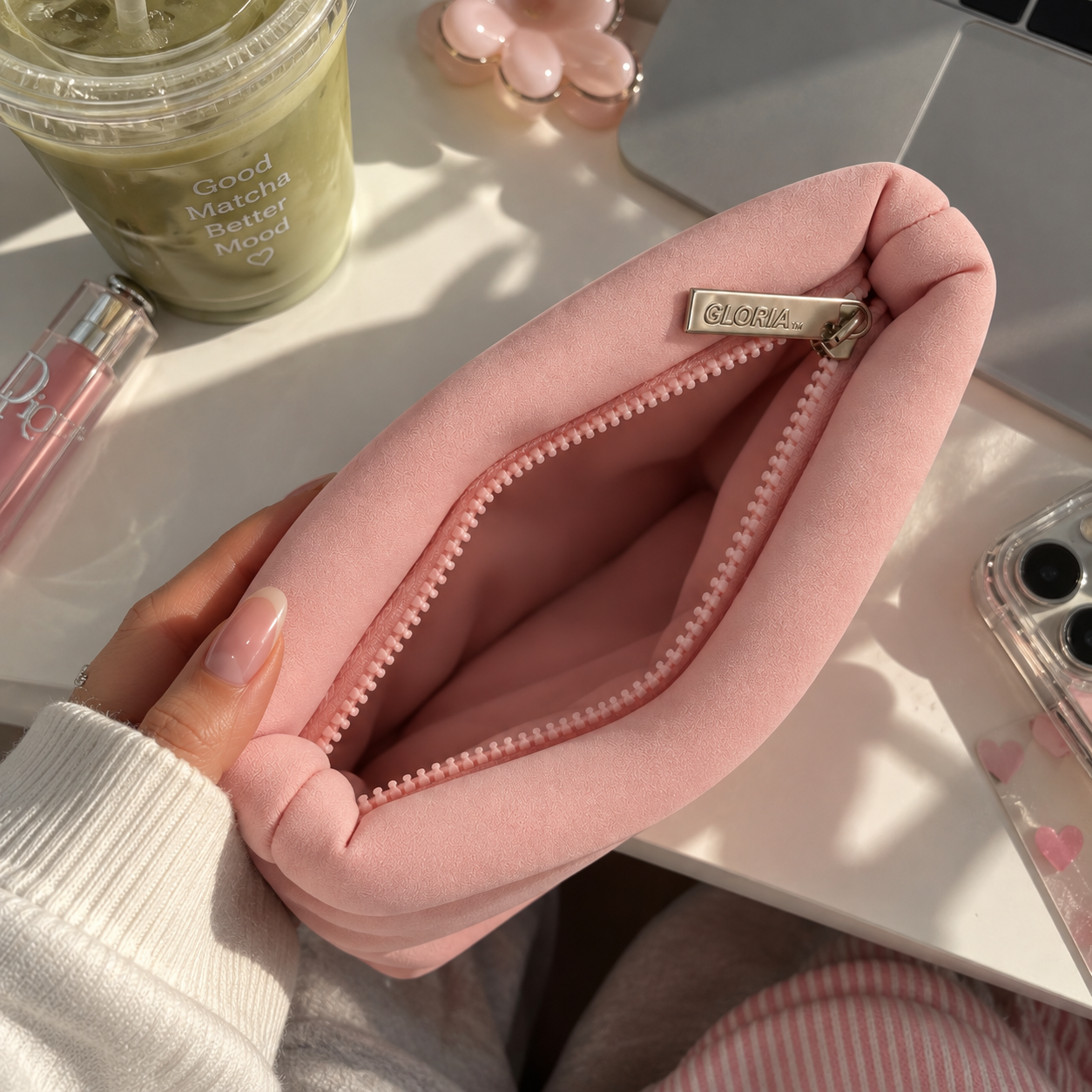GLORIA Fluffy Bag Rosa