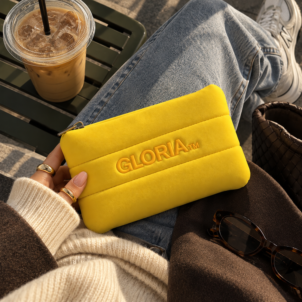 GLORIA Fluffy Bag Gelb