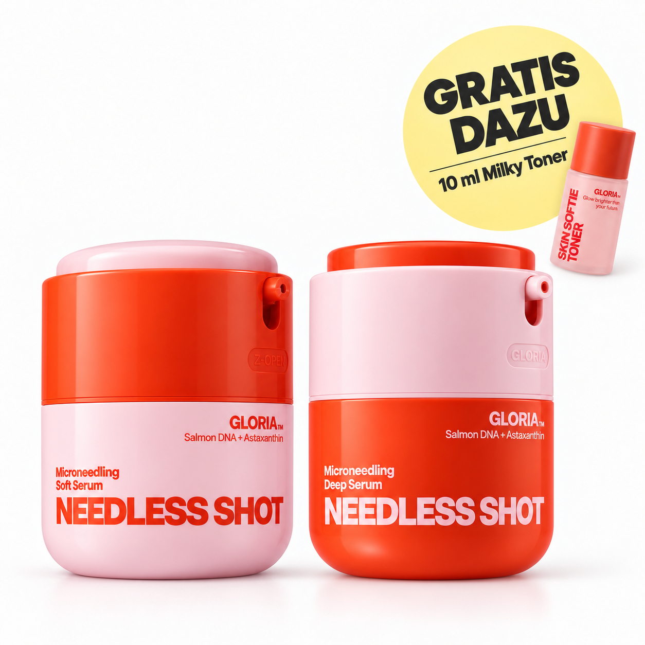 Needless Shots Set – Bio-Microneedling für Zuhause